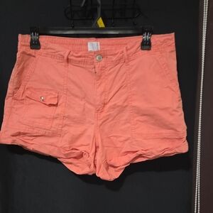 Time and Tru Coral Cargo Shorts